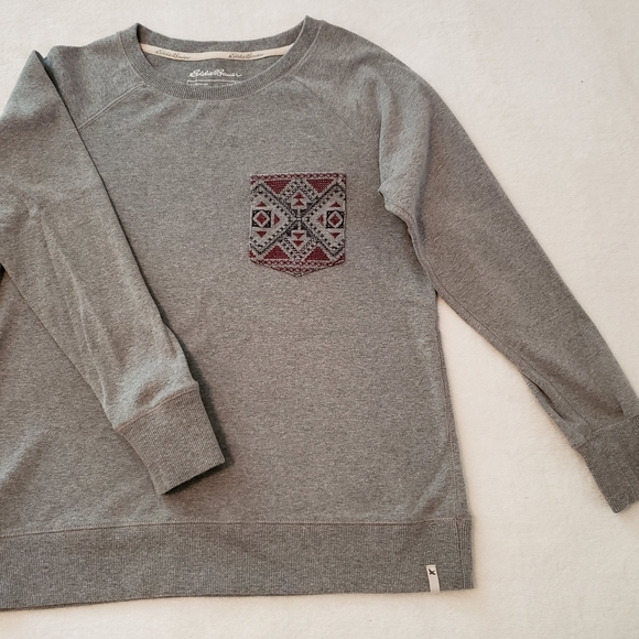 Eddie Bauer Tops - Eddie Bauer embroidered sweatshirt